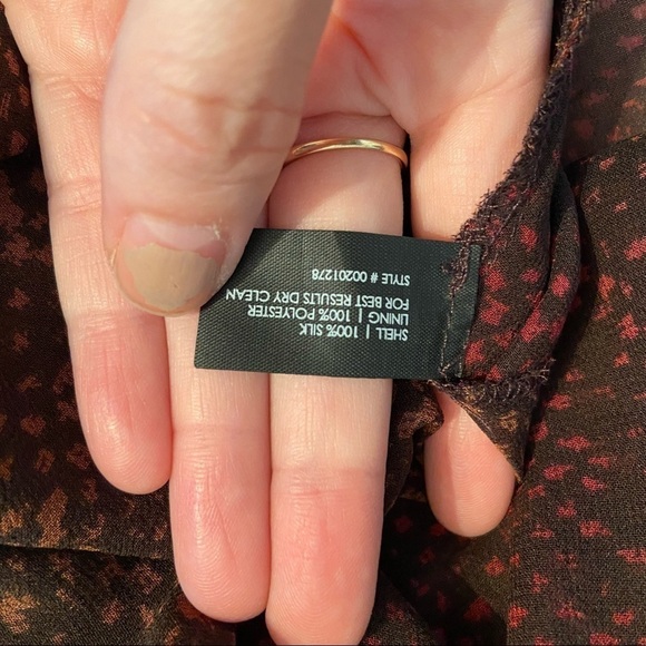 Club Monaco sheer snake-print silk dress in size 0 - Picture 11 of 11